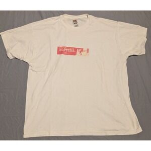 Vintage Miller Beer T Shirt Mens XL White Fruit of the Loom 90s Graphic Tee